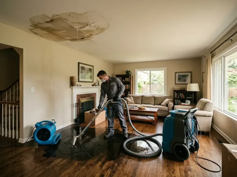 attic-pipe-burst-ceiling-drip-008 — frequently asked questions, Water Damage Restoration & Carpet Care in Ocean City, MD